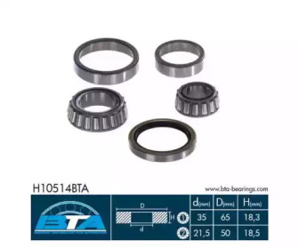 Комплект подшипника BTA H10514BTA