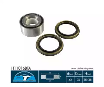 Комплект подшипника BTA H11016BTA