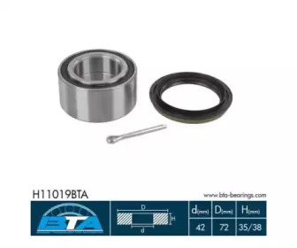 Комплект подшипника BTA H11019BTA