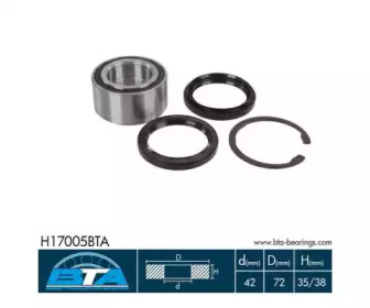 Комплект подшипника BTA H17005BTA