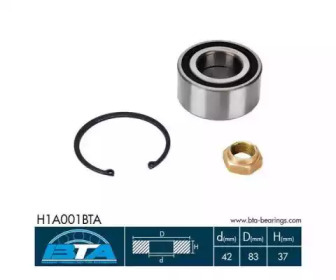 Комплект подшипника BTA H1A001BTA