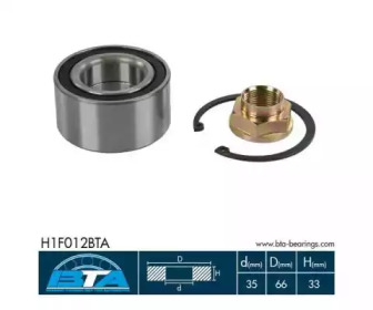 Комплект подшипника BTA H1F012BTA