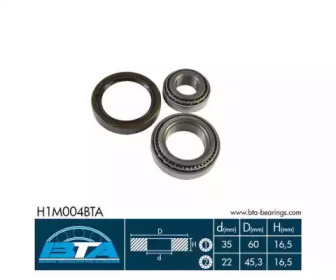 Комплект подшипника BTA H1M004BTA