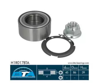 Комплект подшипника BTA H1R017BTA