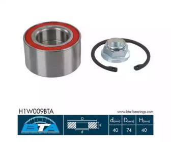 Комплект подшипника BTA H1W009BTA