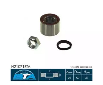 Комплект подшипника BTA H21071BTA