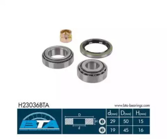 Комплект подшипника BTA H23036BTA