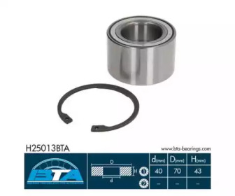 Комплект подшипника BTA H25013BTA