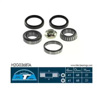 Комплект подшипника BTA H2G036BTA