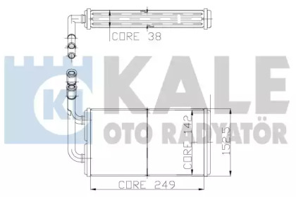 Теплообменник KALE OTO RADYATÖR 104600