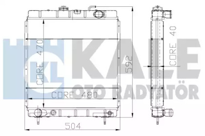 Теплообменник KALE OTO RADYATÖR 105900