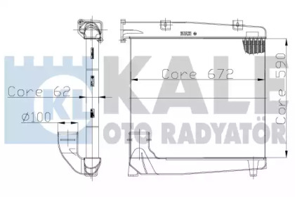 Теплообменник KALE OTO RADYATÖR 123600