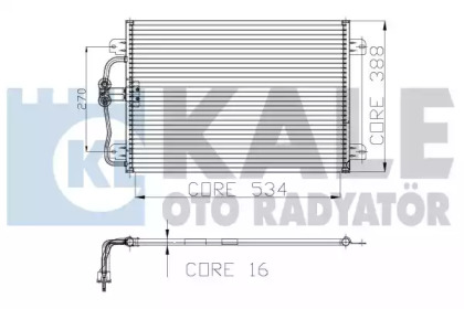 Конденсатор KALE OTO RADYATÖR 128100