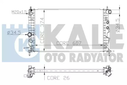 Теплообменник KALE OTO RADYATÖR 136100