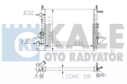 Теплообменник KALE OTO RADYATÖR 137400