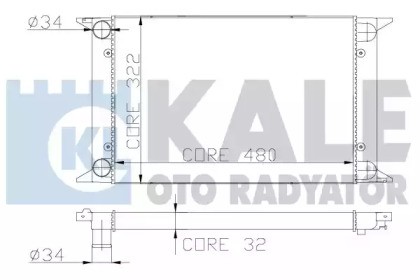 Теплообменник KALE OTO RADYATÖR 139000