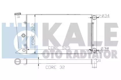 Теплообменник KALE OTO RADYATÖR 139100
