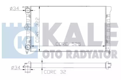 Теплообменник KALE OTO RADYATÖR 139200