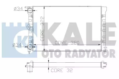 Теплообменник KALE OTO RADYATÖR 139400