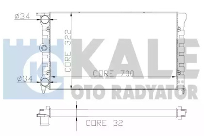 Теплообменник KALE OTO RADYATÖR 139700