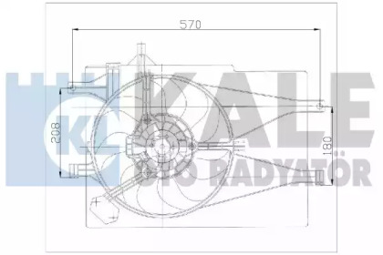 Вентилятор KALE OTO RADYATÖR 143031