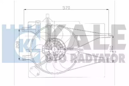 Вентилятор KALE OTO RADYATÖR 143123
