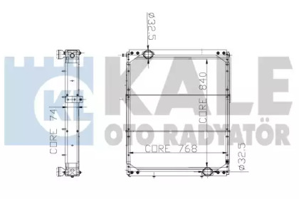 Теплообменник KALE OTO RADYATÖR 152600