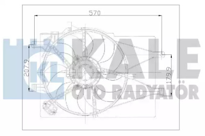 Вентилятор KALE OTO RADYATÖR 161220