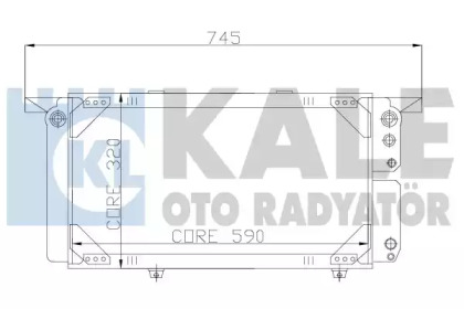 Теплообменник KALE OTO RADYATÖR 163300