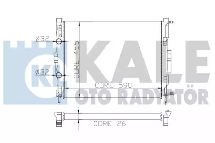 Теплообменник KALE OTO RADYATÖR 207200