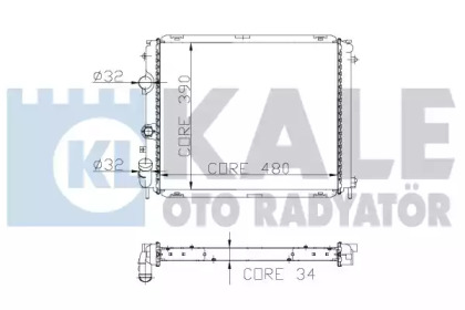 Теплообменник KALE OTO RADYATÖR 208100