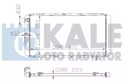 Теплообменник KALE OTO RADYATÖR 208500