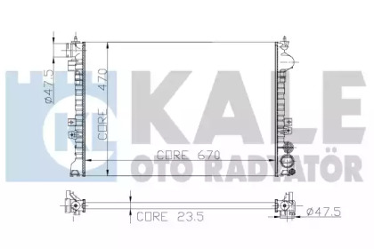 Теплообменник KALE OTO RADYATÖR 217400