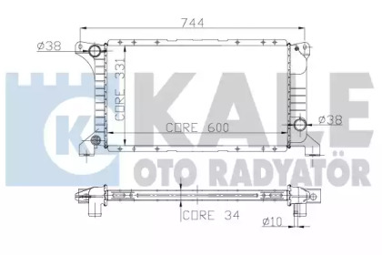 Теплообменник KALE OTO RADYATÖR 221200