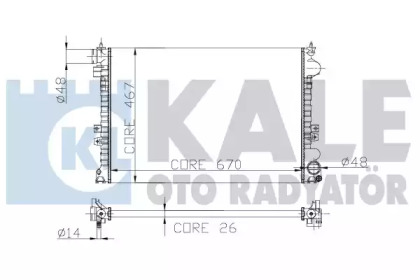 Теплообменник KALE OTO RADYATÖR 242500