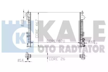 Теплообменник KALE OTO RADYATÖR 242600