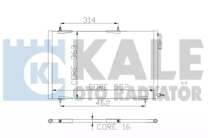 Конденсатор KALE OTO RADYATÖR 248400