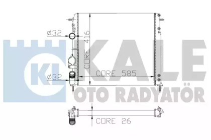 Теплообменник KALE OTO RADYATÖR 251200