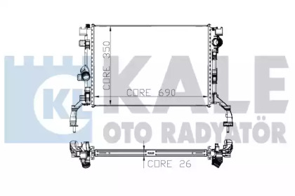 Теплообменник KALE OTO RADYATÖR 273700