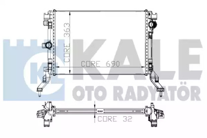 Теплообменник KALE OTO RADYATÖR 273800