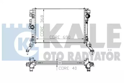 Теплообменник KALE OTO RADYATÖR 273900