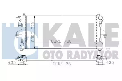 Теплообменник KALE OTO RADYATÖR 285500