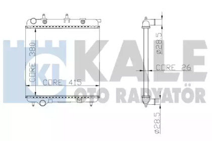 Теплообменник KALE OTO RADYATÖR 297000