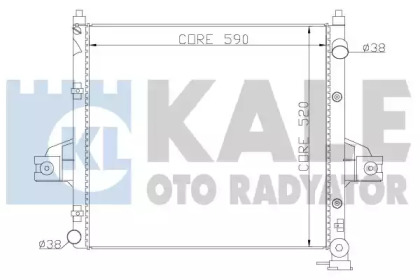 Теплообменник KALE OTO RADYATÖR 342090