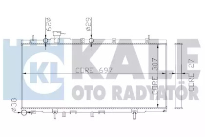 Теплообменник KALE OTO RADYATÖR 342115