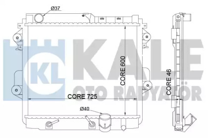 Теплообменник KALE OTO RADYATÖR 342145