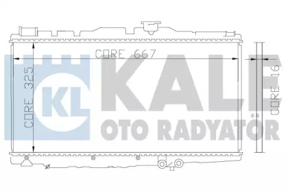 Теплообменник KALE OTO RADYATÖR 342155