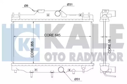 Теплообменник KALE OTO RADYATÖR 342170