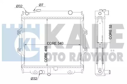 Теплообменник KALE OTO RADYATÖR 342195
