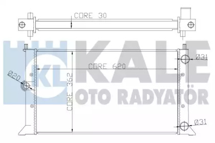 Теплообменник KALE OTO RADYATÖR 342225